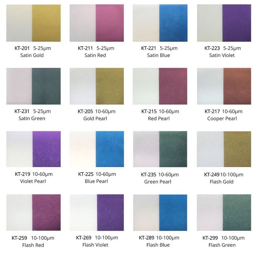 Interference Pearl Pigment Color Chart-1