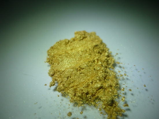 Pigmento perolado dourado, mica natural 10–60μm – KT-300 - Kolortek