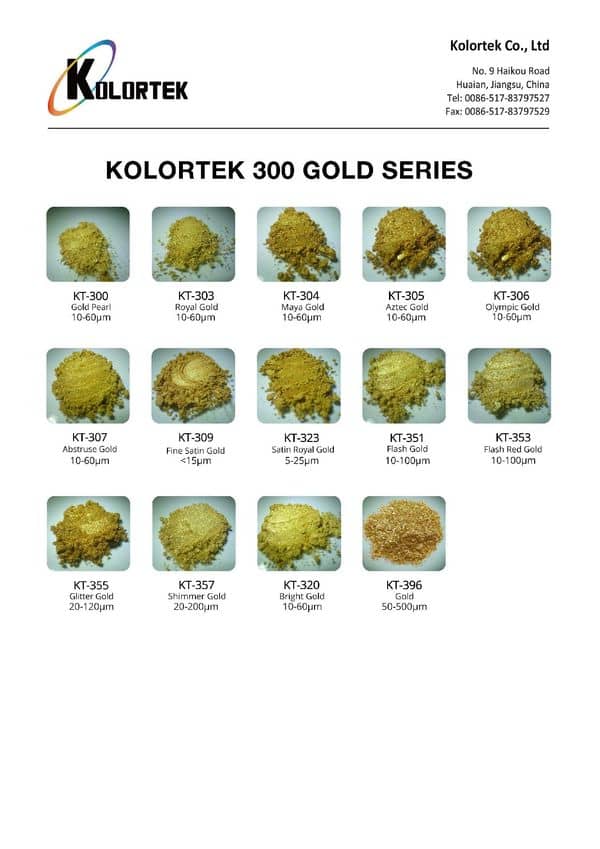 Série Kolortek 300 Gold