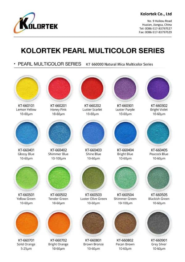 Série Kolortek Pearl Multicolor