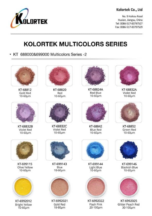 Série Kolortek Pearls Multicolors (sem D&C)