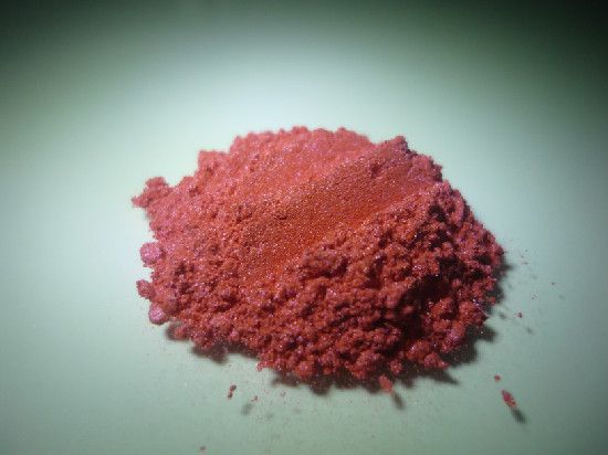 Pigmento vermelho perolado verdadeiro, à base de mica natural – KT-6025 - Kolortek