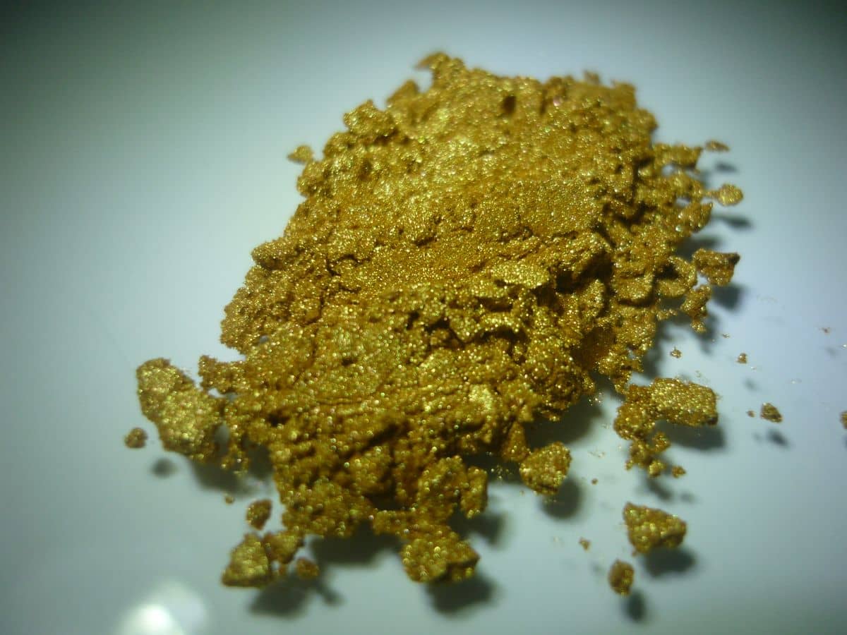 gold pearlescent powder gold pearlescent powder