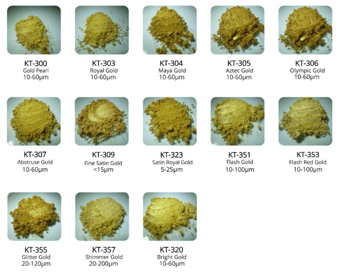 kolortek 300 Gold Series natural mica powder kolortek 300 Gold Series natural mica powder