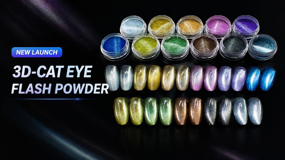 Novo lançamento: Pó iluminador 3D Cat Eye Flash Powder