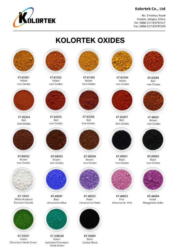 Óxidos Kolortek