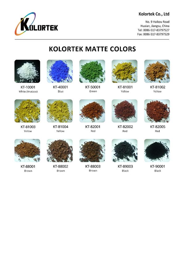 Cores foscas