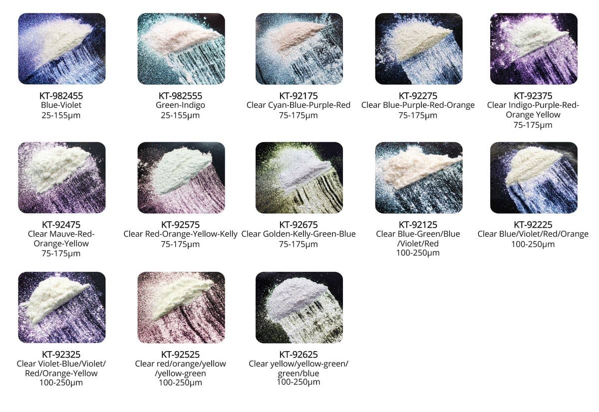 Interference Chameleon Pigments Interference Chameleon Pigments