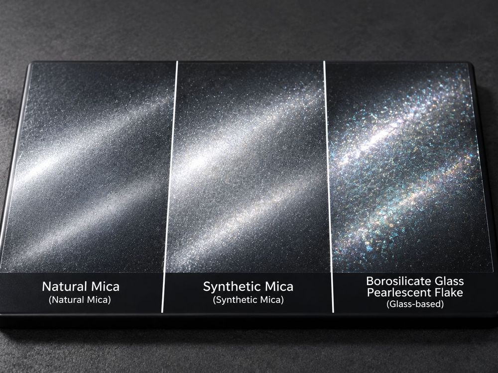 Natural Mica vs. Synthetic Mica vs. Borosilicate
