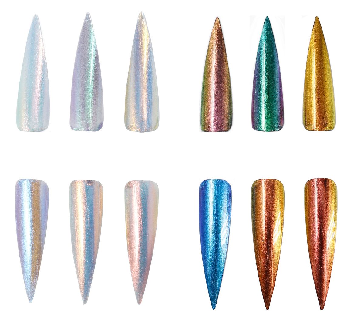 Aurora Pastel Nail Pigments Aurora Pastel Nail Pigments