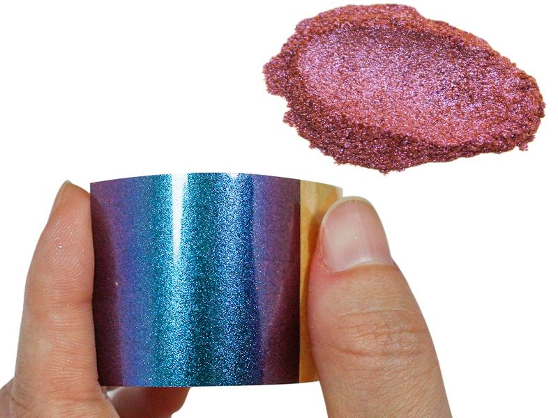 Blue/Violet chameleon pigment